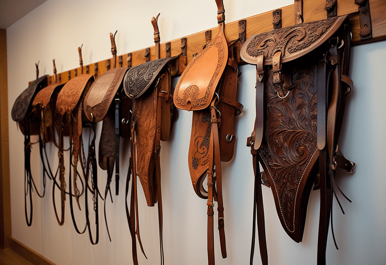 Leather Saddle Racks